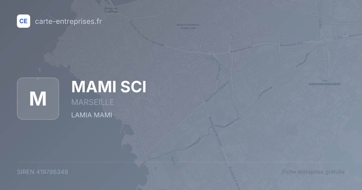 MAMI SCI — 419786348 — fiche entreprise