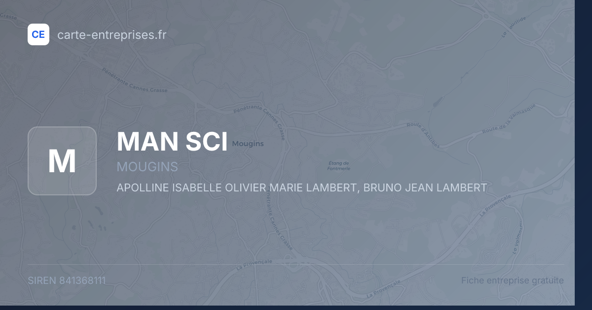 MAN SCI — 841368111 — fiche entreprise