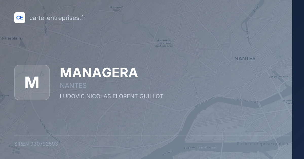 MANAGERA — 930792593 — fiche entreprise