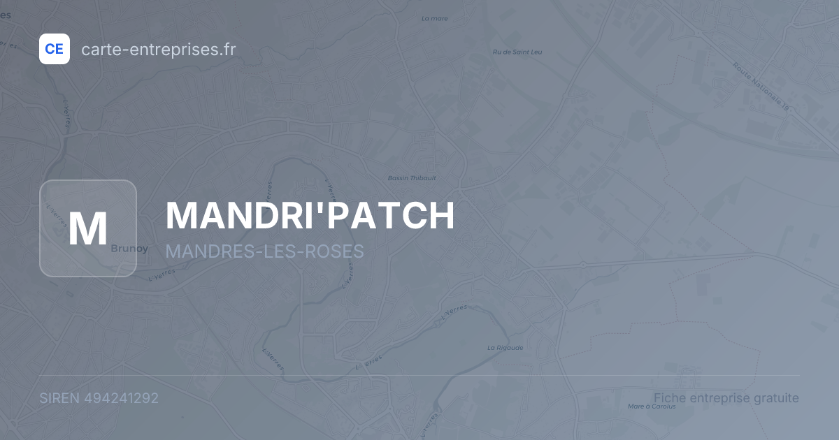 MANDRI'PATCH — 494241292 — fiche entreprise