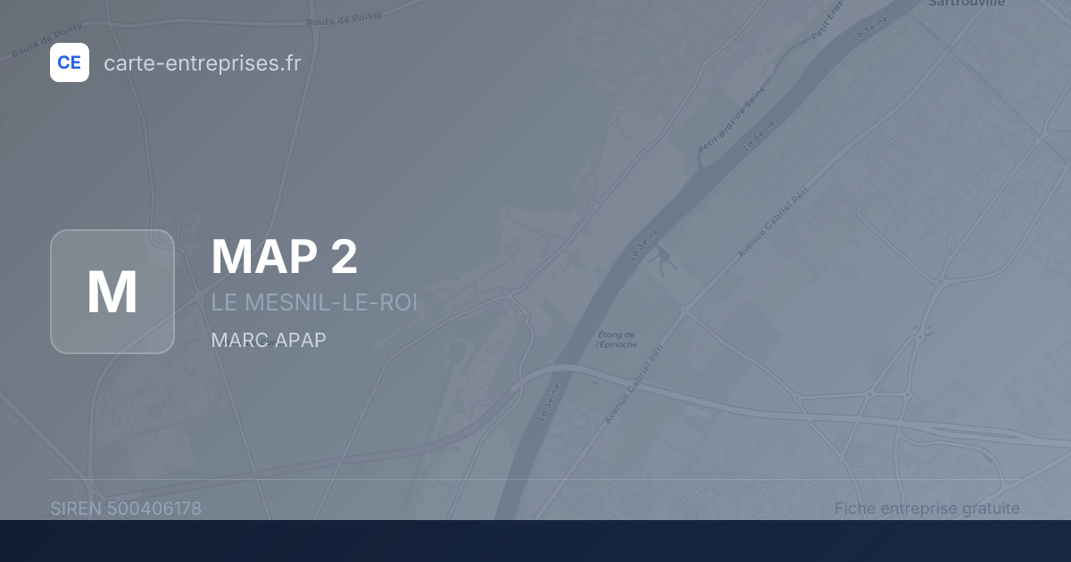 MAP 2 — 500406178 — fiche entreprise