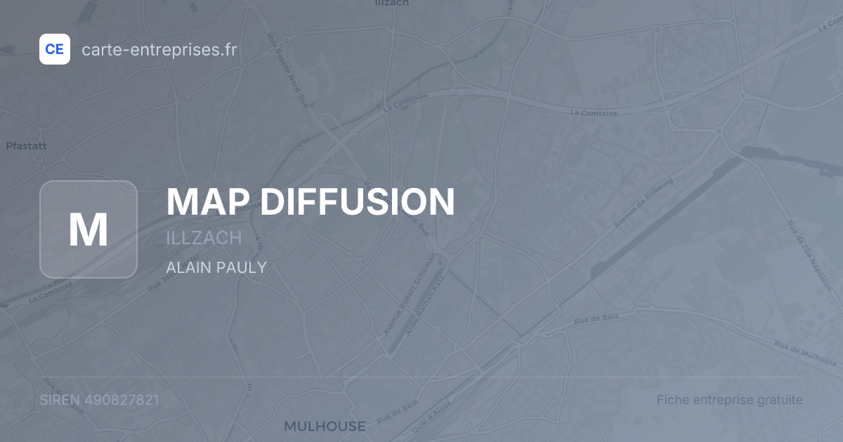 MAP DIFFUSION — 490827821 — fiche entreprise