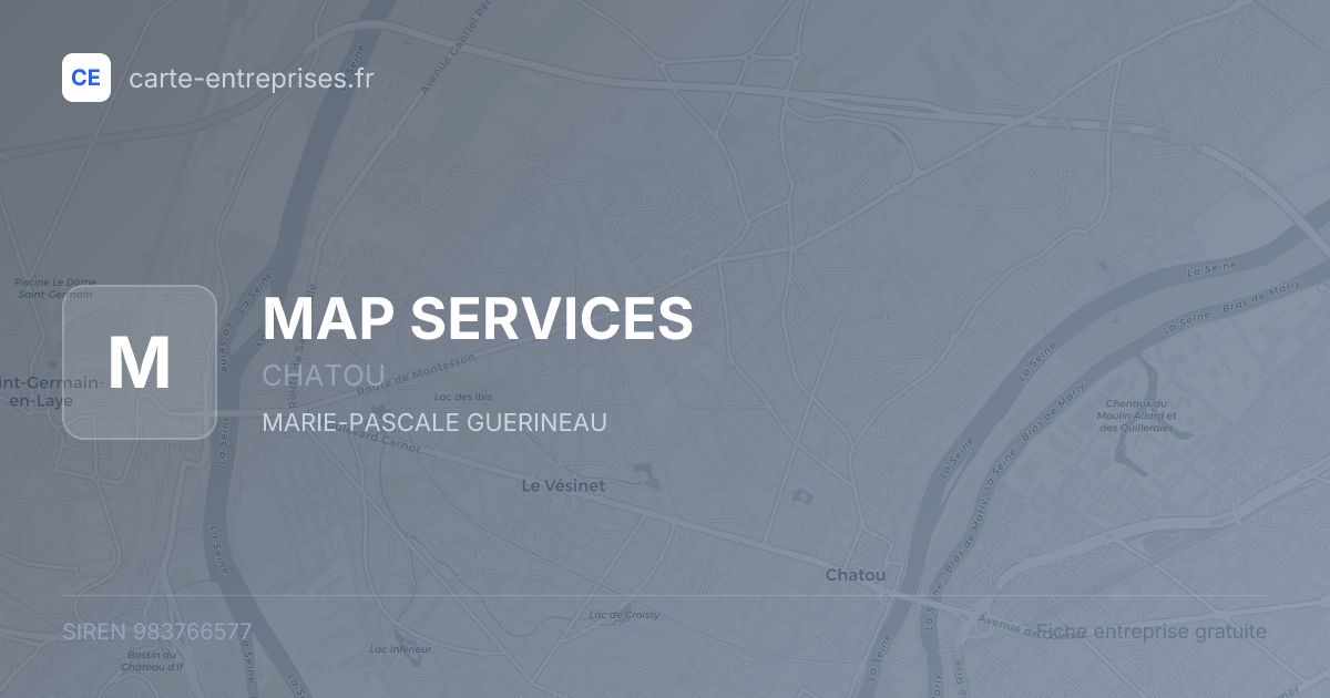 MAP SERVICES — 983766577 — fiche entreprise