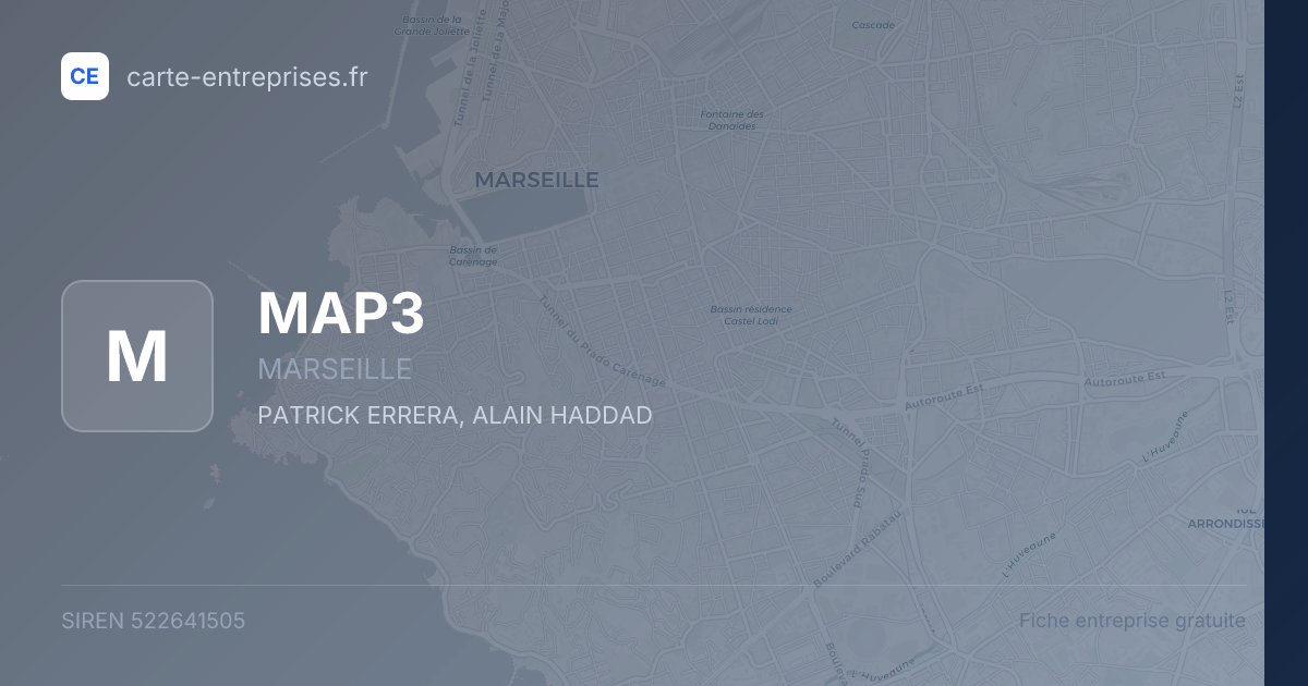 MAP3 — 522641505 — fiche entreprise