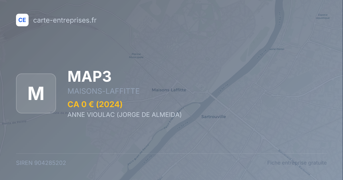 MAP3 — 904285202 — fiche entreprise