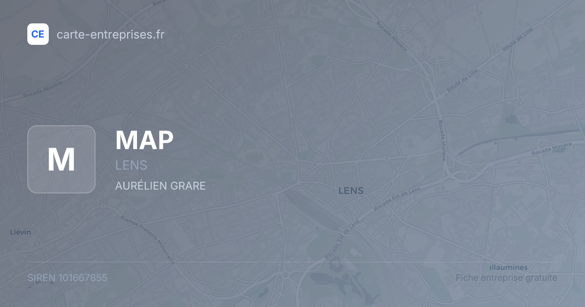 MAP — 101667855 — fiche entreprise