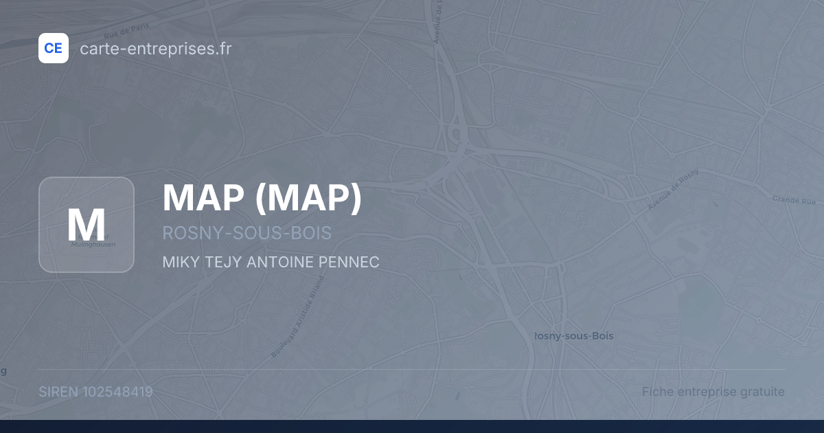 MAP — 102548419 — fiche entreprise