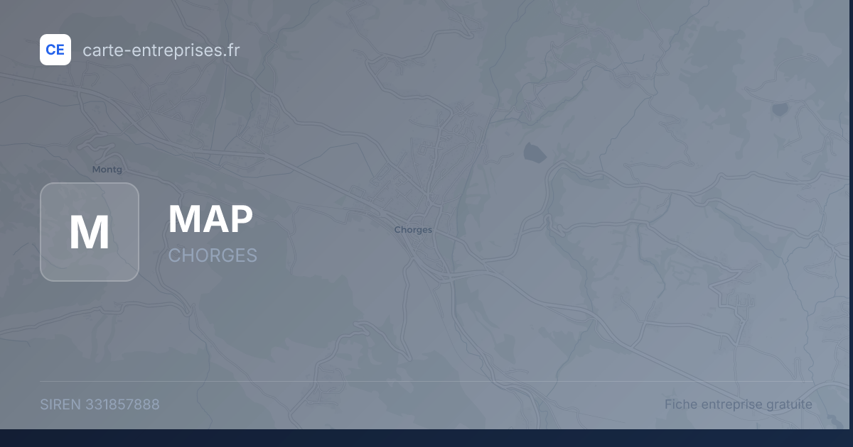MAP — 331857888 — fiche entreprise