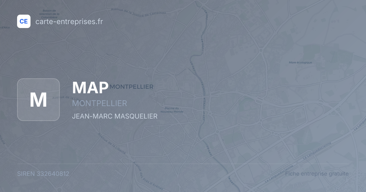 MAP — 332640812 — fiche entreprise