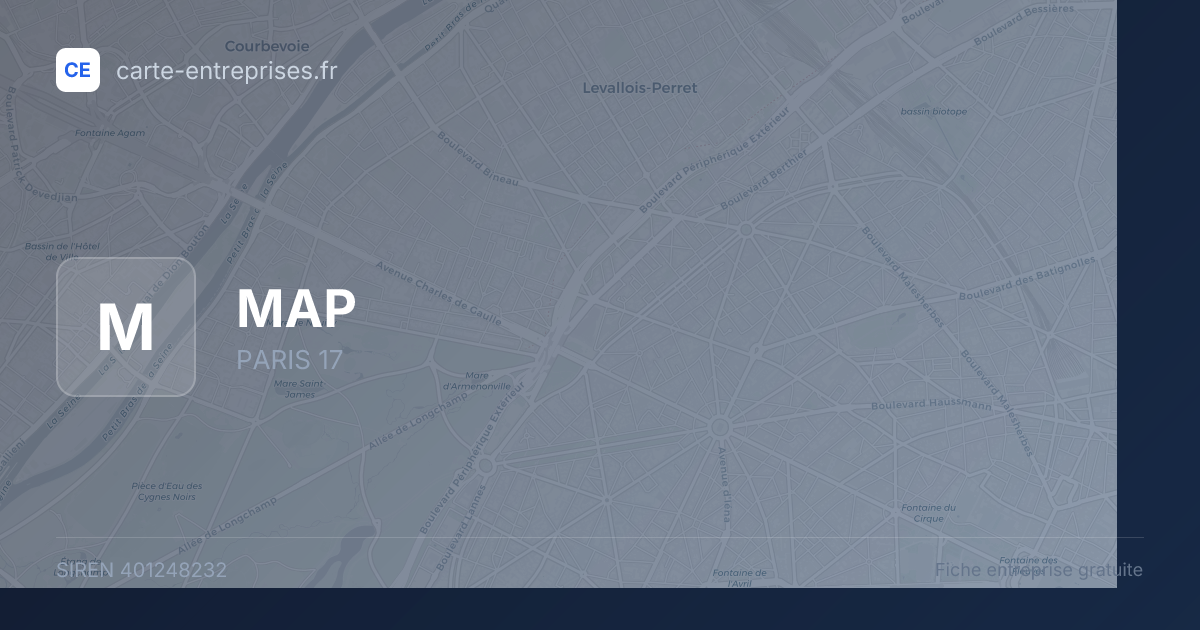 MAP — 401248232 — fiche entreprise