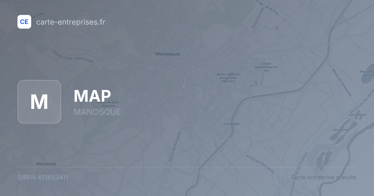 MAP — 413653411 — fiche entreprise