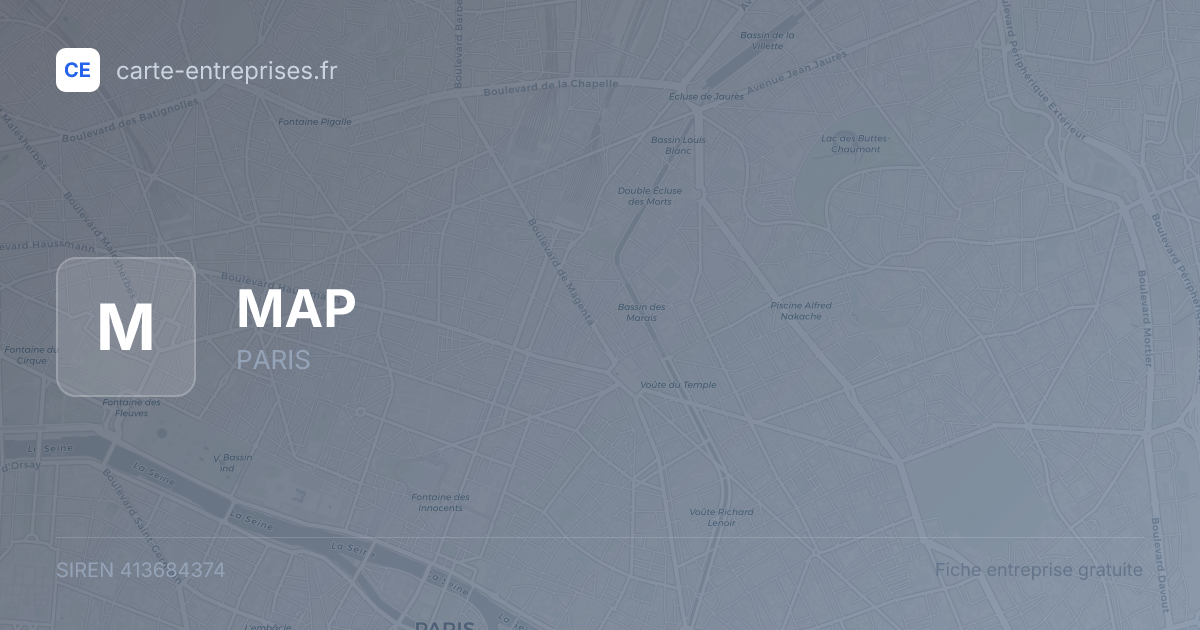 MAP — 413684374 — fiche entreprise