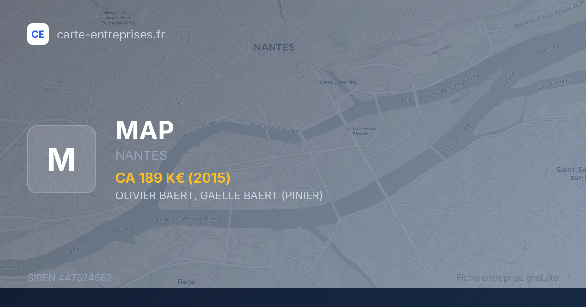 MAP — 447524562 — fiche entreprise