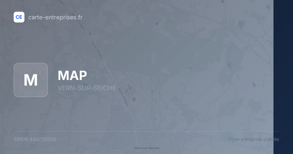 MAP — 449720556 — fiche entreprise