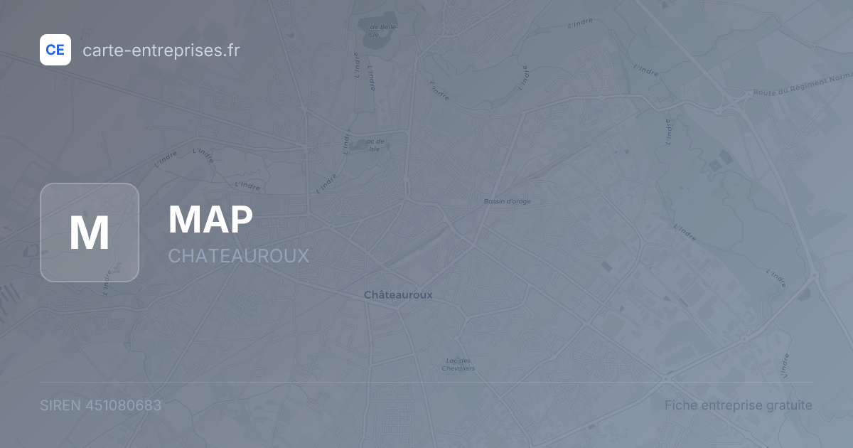 MAP — 451080683 — fiche entreprise