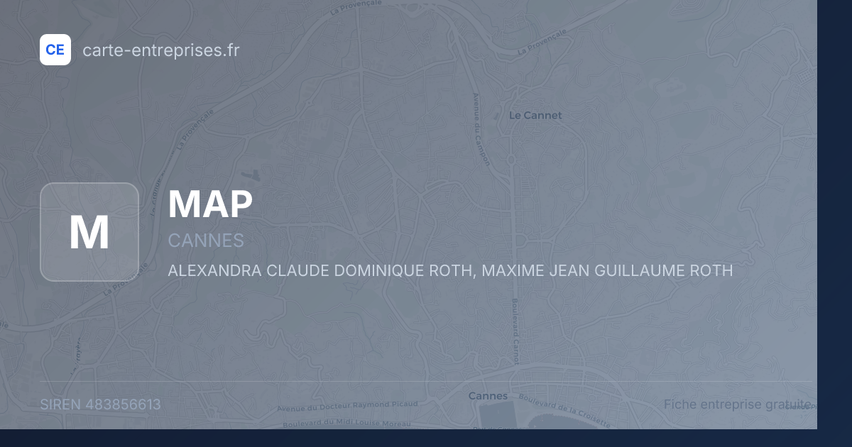 MAP — 483856613 — fiche entreprise