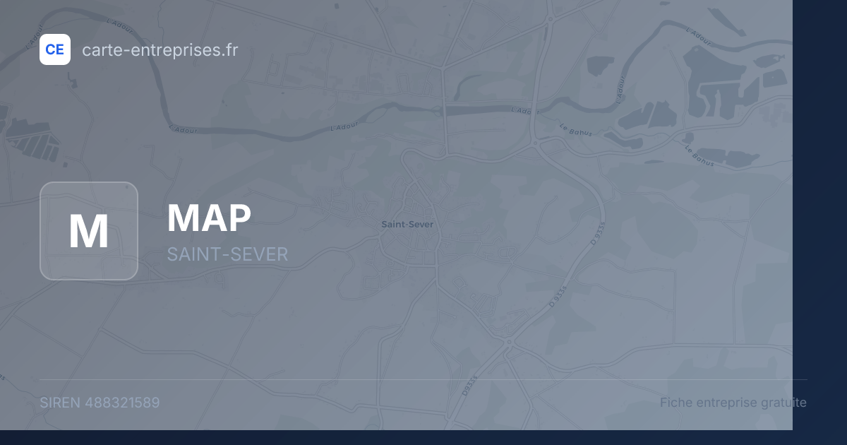 MAP — 488321589 — fiche entreprise