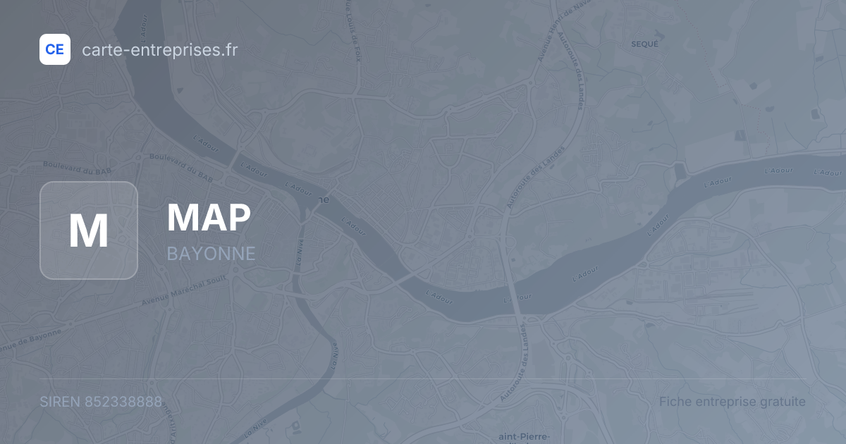 MAP — 852338888 — fiche entreprise