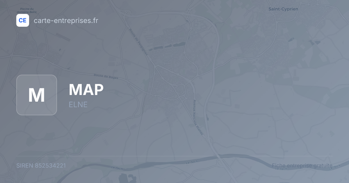 MAP — 852534221 — fiche entreprise