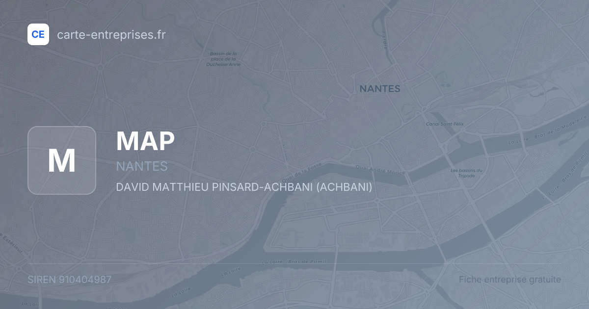MAP — 910404987 — fiche entreprise