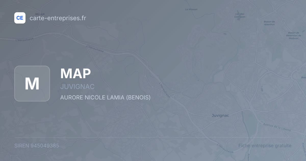 MAP — 945049385 — fiche entreprise