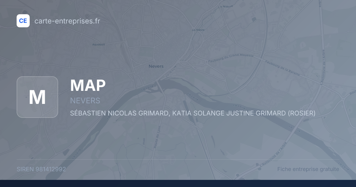 MAP — 981412992 — fiche entreprise