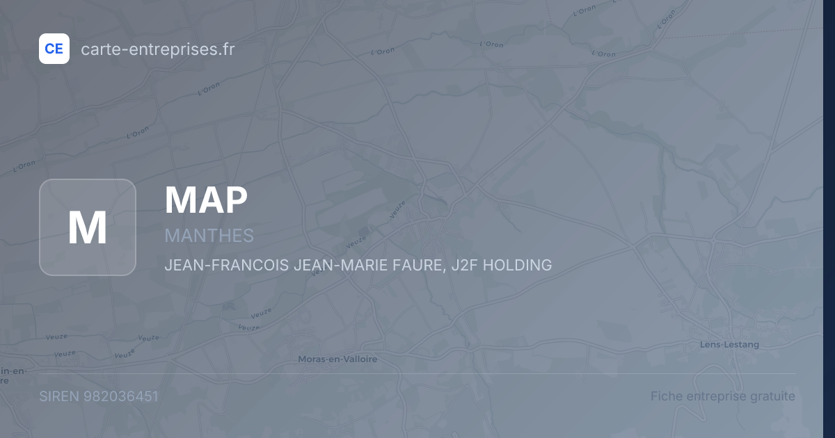MAP — 982036451 — fiche entreprise