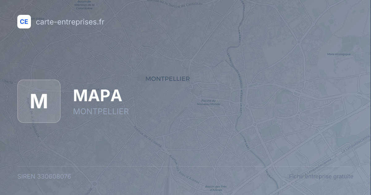 MAPA — 330608076 — fiche entreprise