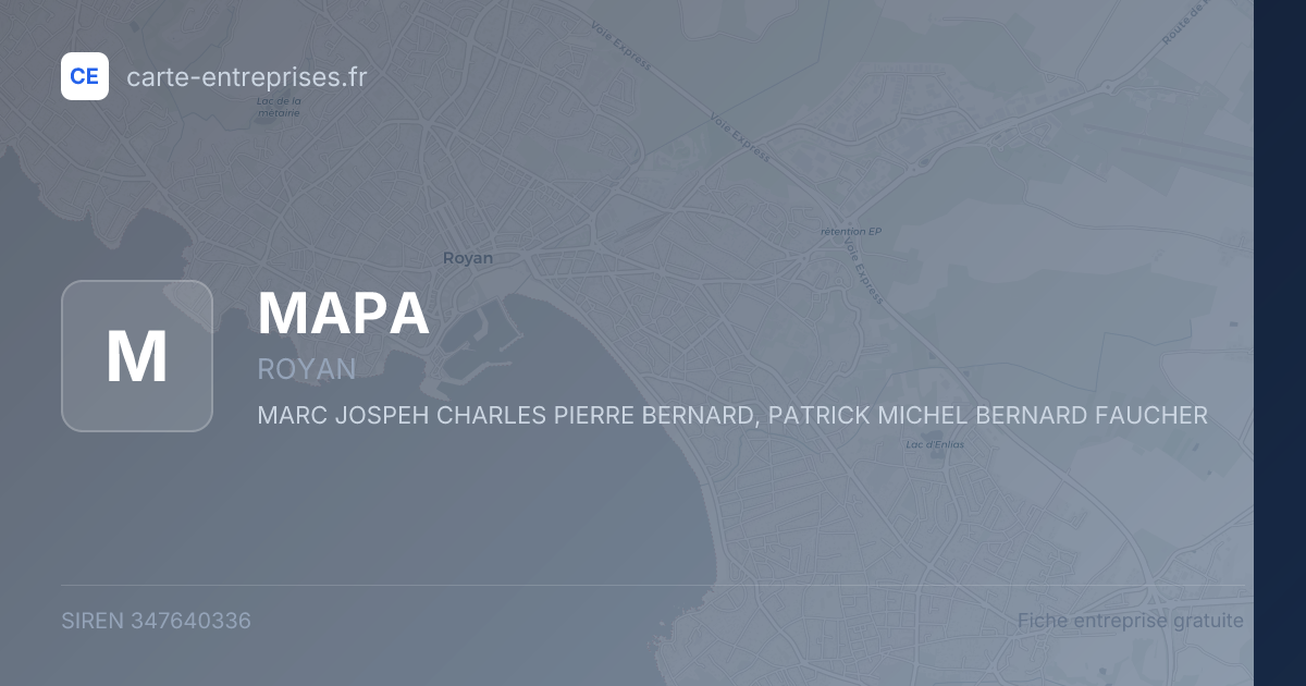 MAPA — 347640336 — fiche entreprise