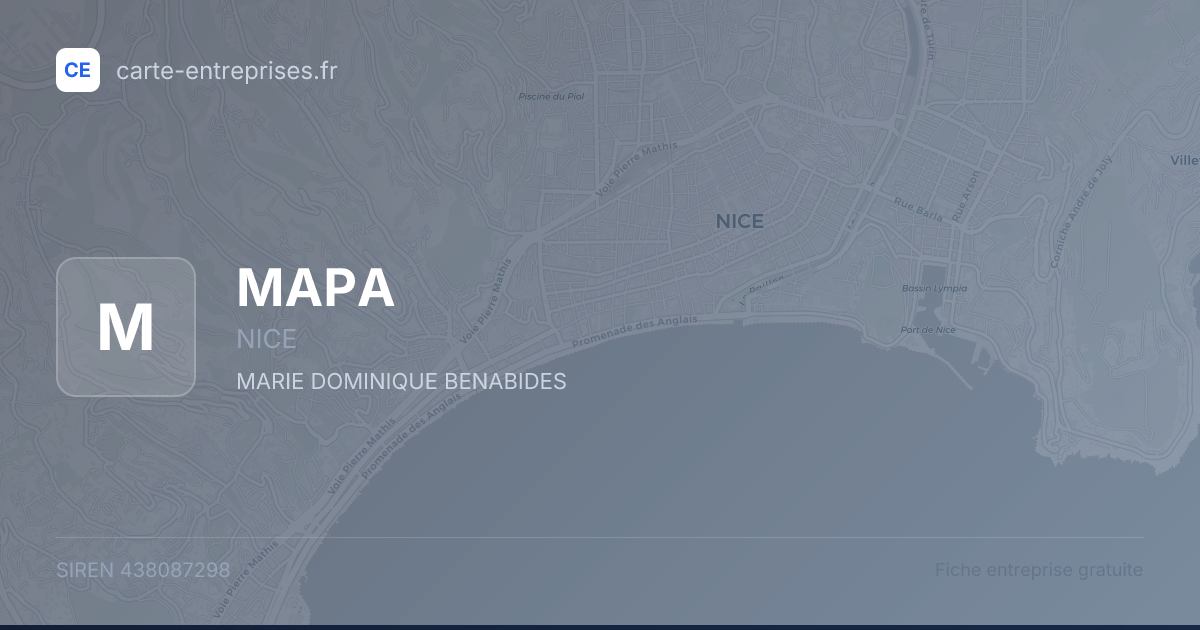 MAPA — 438087298 — fiche entreprise