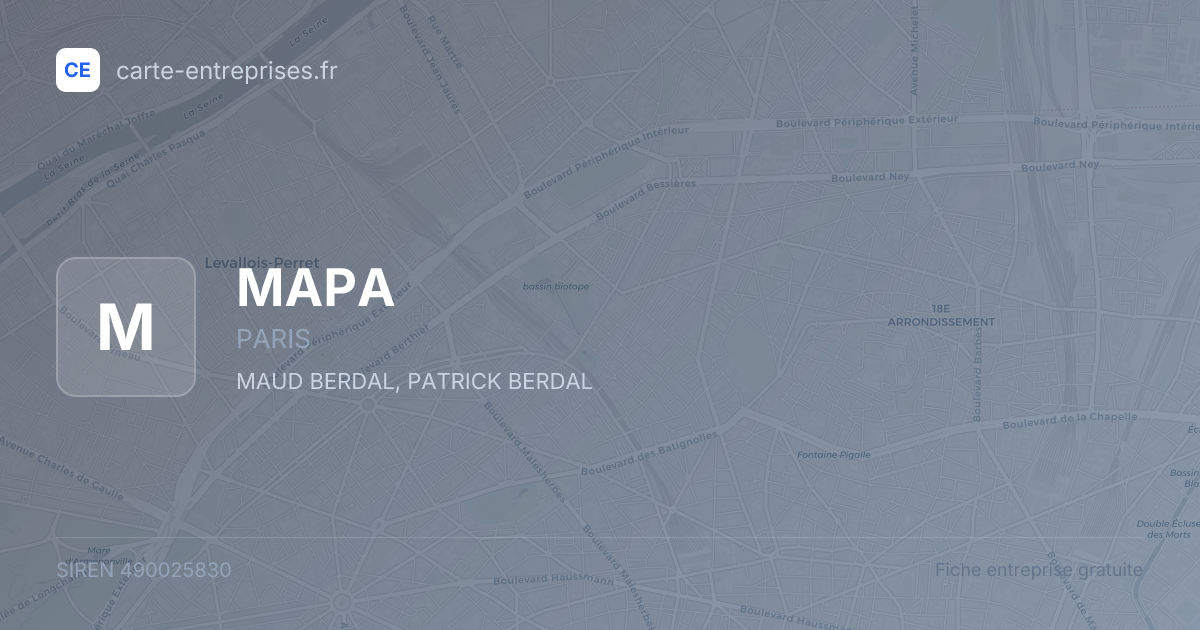 MAPA — 490025830 — fiche entreprise