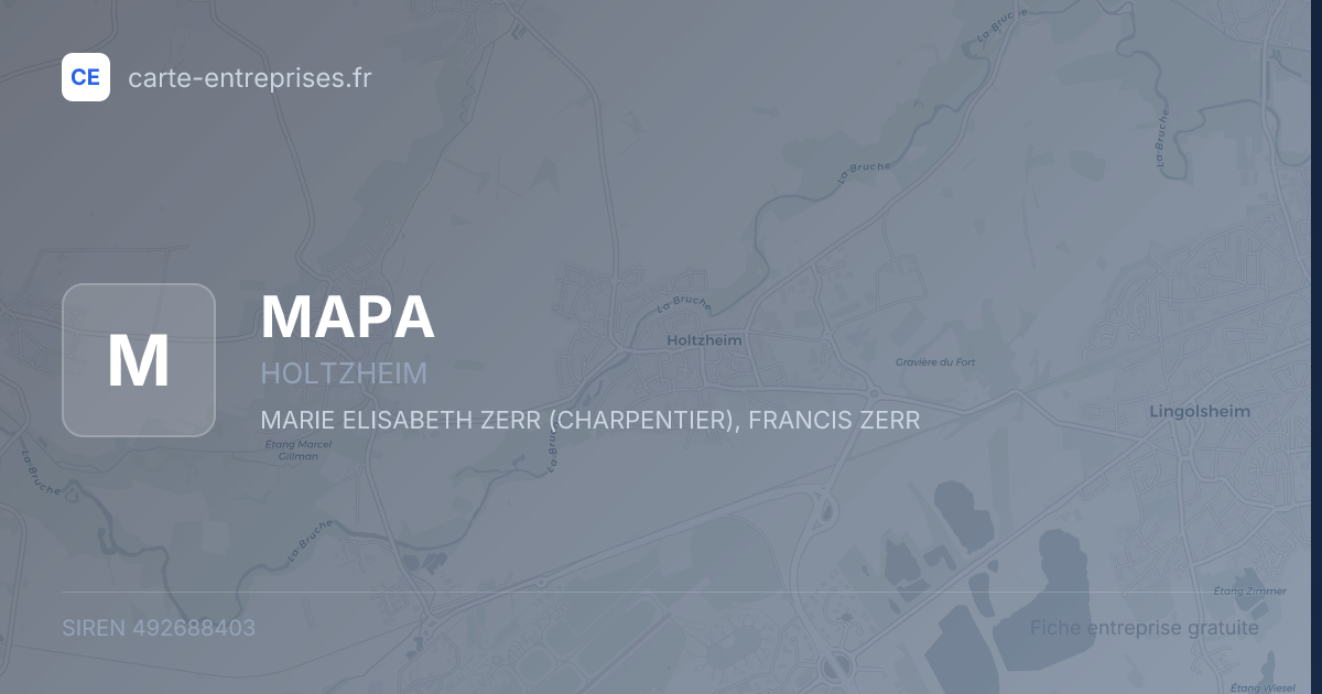 MAPA — 492688403 — fiche entreprise