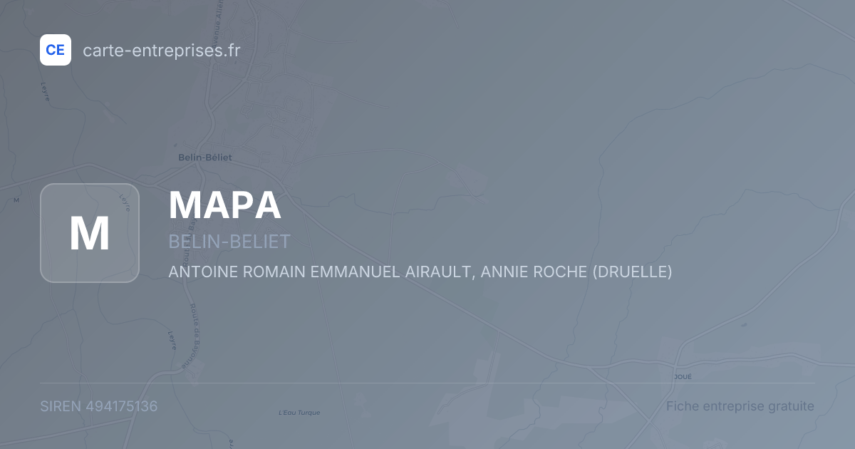 MAPA — 494175136 — fiche entreprise