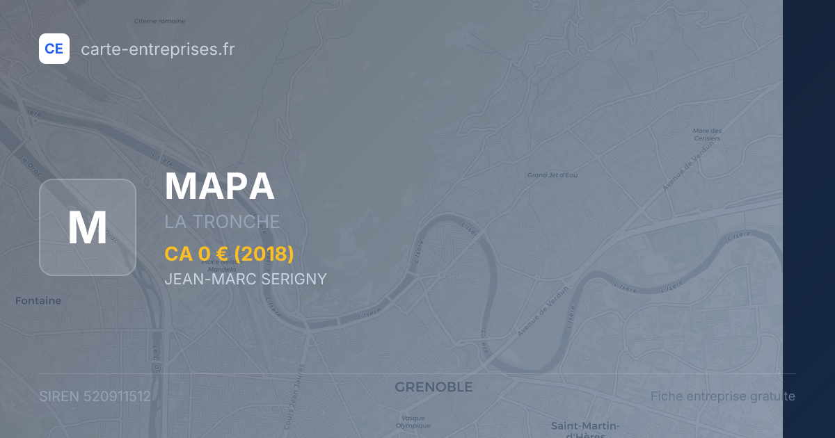 MAPA — 520911512 — fiche entreprise