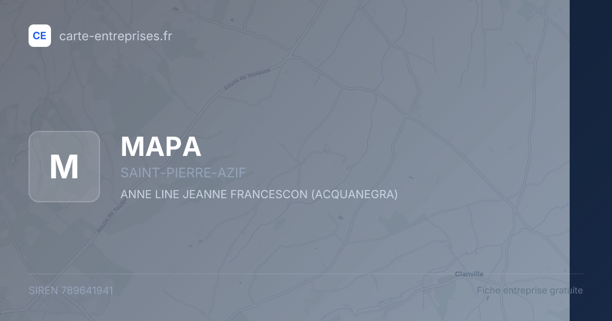 MAPA — 789641941 — fiche entreprise