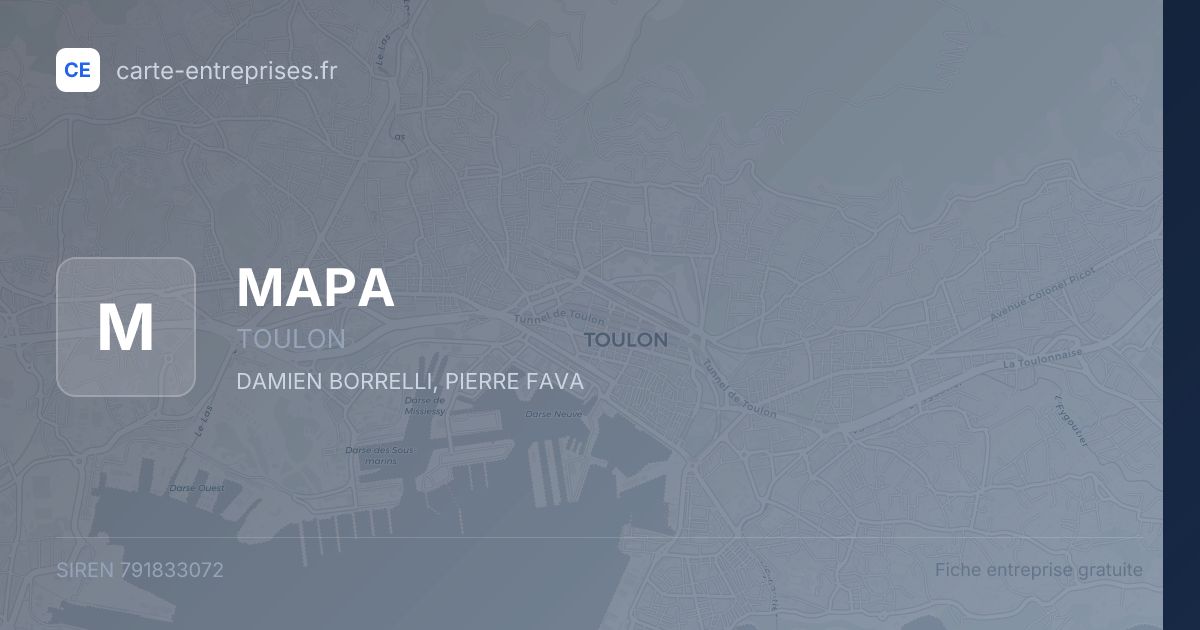MAPA — 791833072 — fiche entreprise