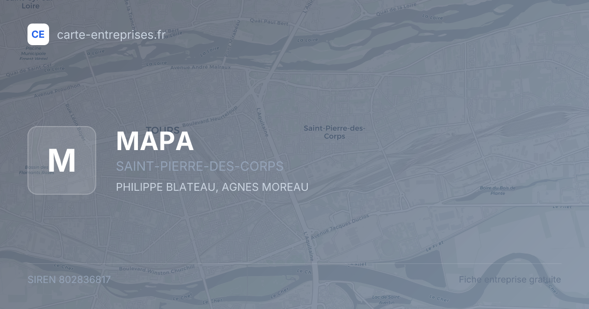 MAPA — 802836817 — fiche entreprise