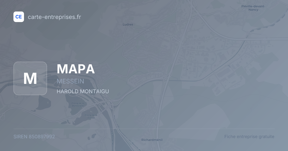 MAPA — 850897992 — fiche entreprise