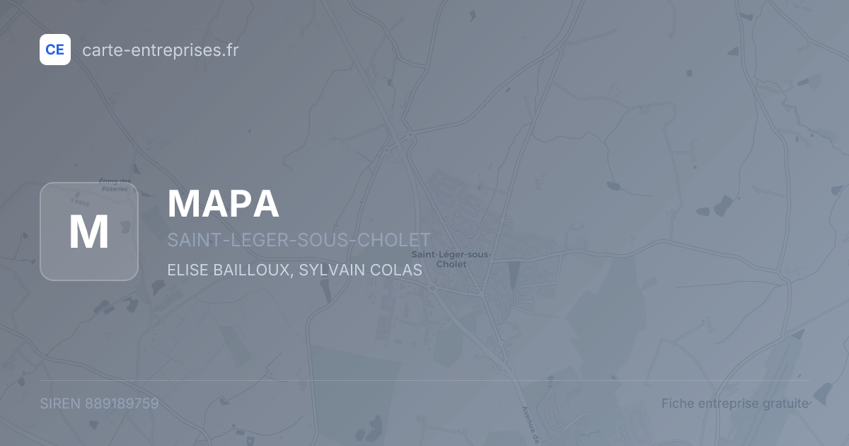 MAPA — 889189759 — fiche entreprise