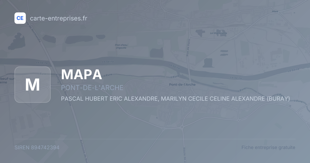 MAPA — 894742394 — fiche entreprise