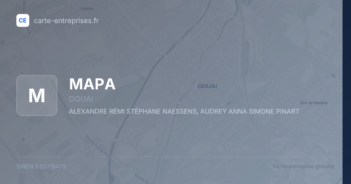 MAPA — 925019473 — fiche entreprise