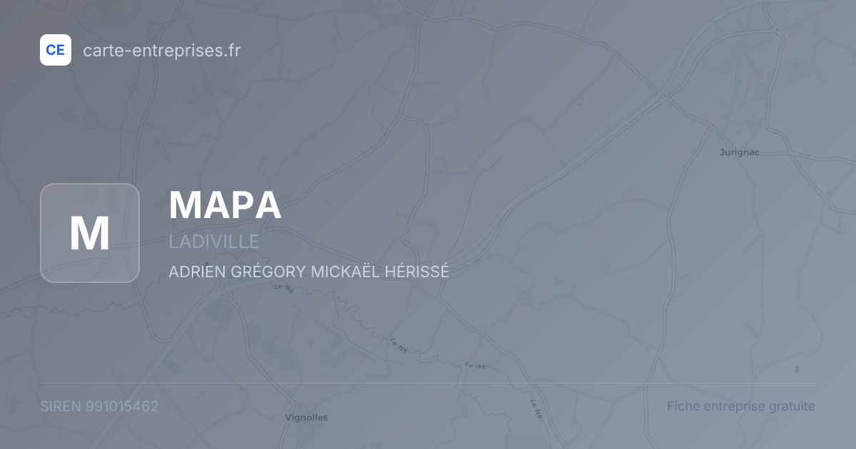 MAPA — 991015462 — fiche entreprise