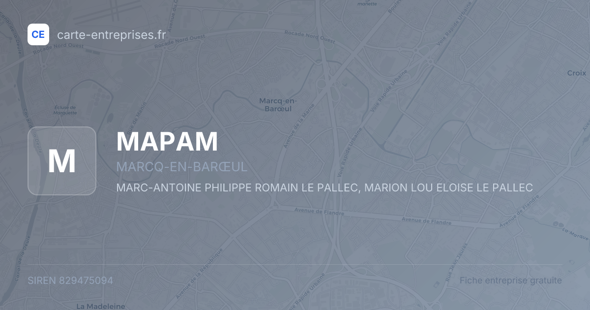 MAPAM — 829475094 — fiche entreprise