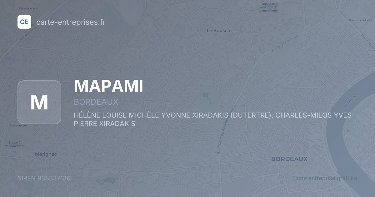 MAPAMI — 938337136 — fiche entreprise