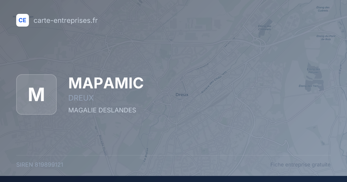 MAPAMIC — 819899121 — fiche entreprise
