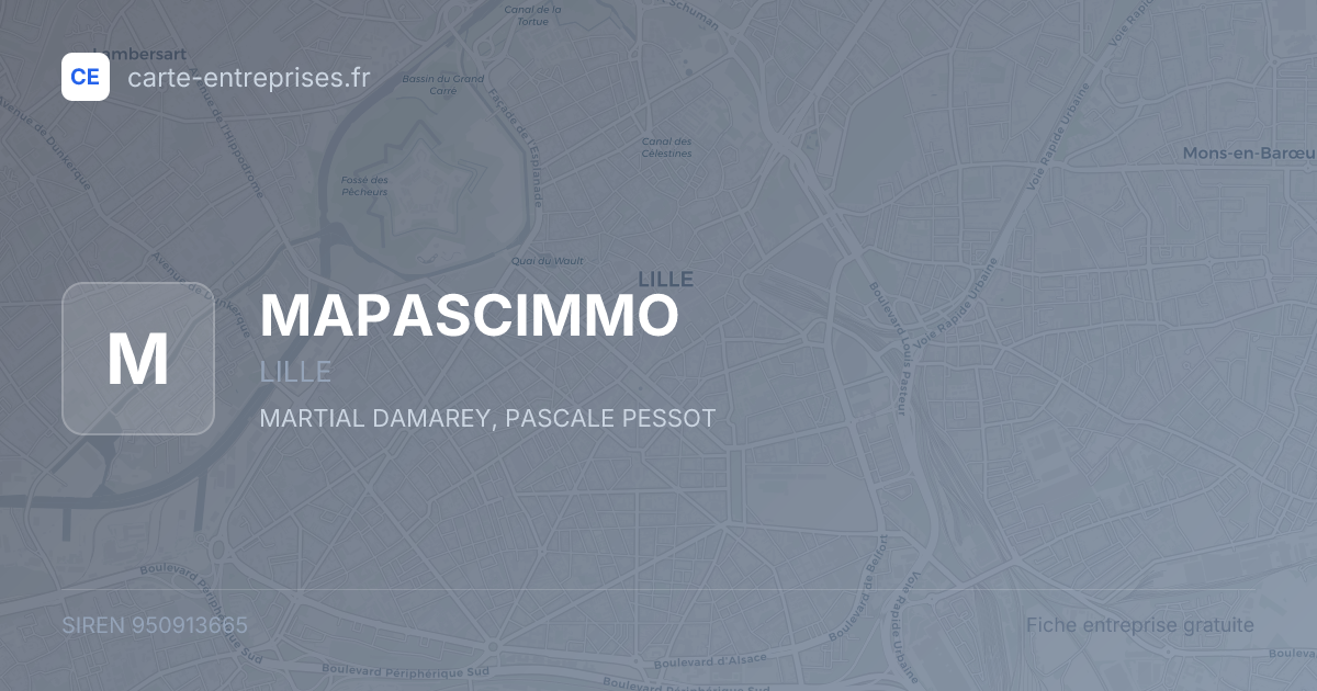 MAPASCIMMO — 950913665 — fiche entreprise
