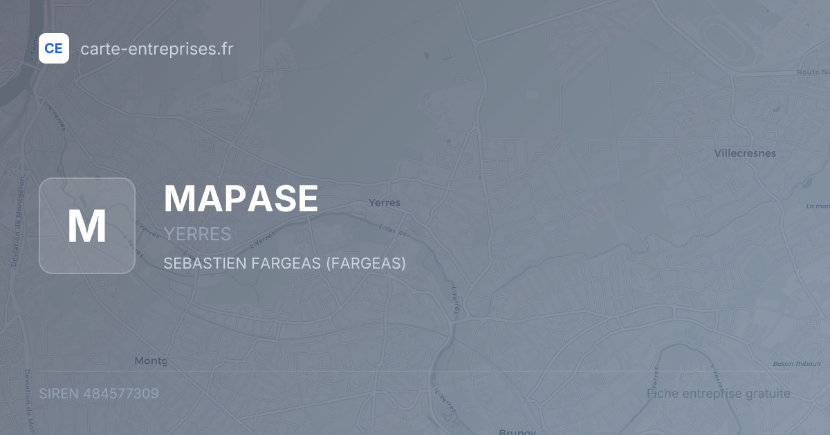 MAPASE — 484577309 — fiche entreprise
