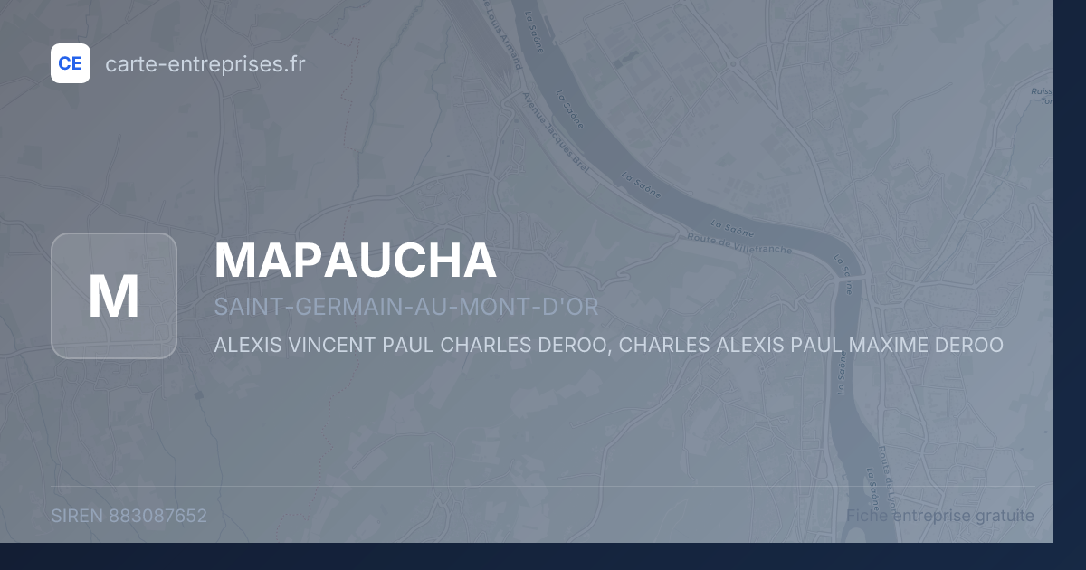 MAPAUCHA — 883087652 — fiche entreprise