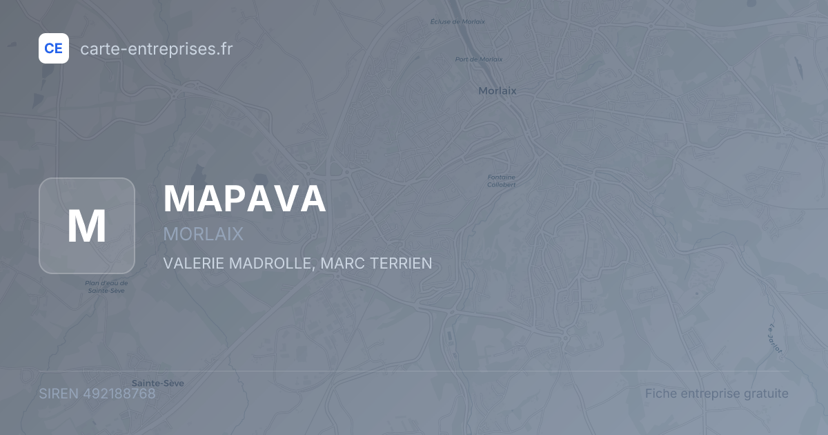 MAPAVA — 492188768 — fiche entreprise