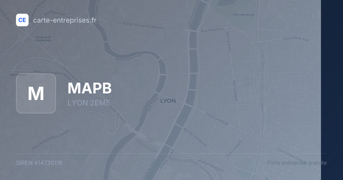 MAPB — 414730119 — fiche entreprise